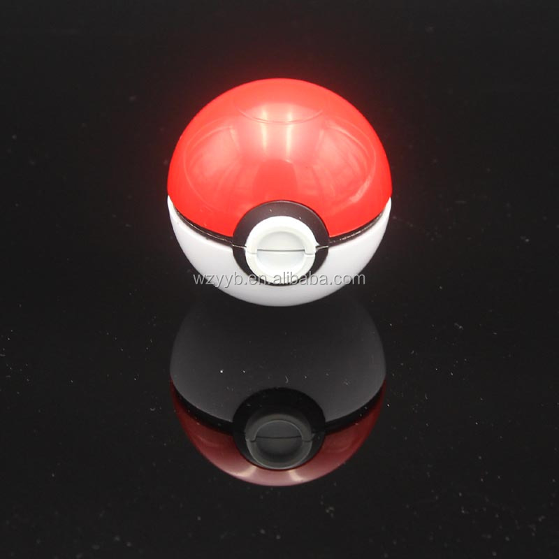Pokemon go травы шлифовальные машины в красный цвет 53 мм 3 части красный шар табака шлифовальные машины