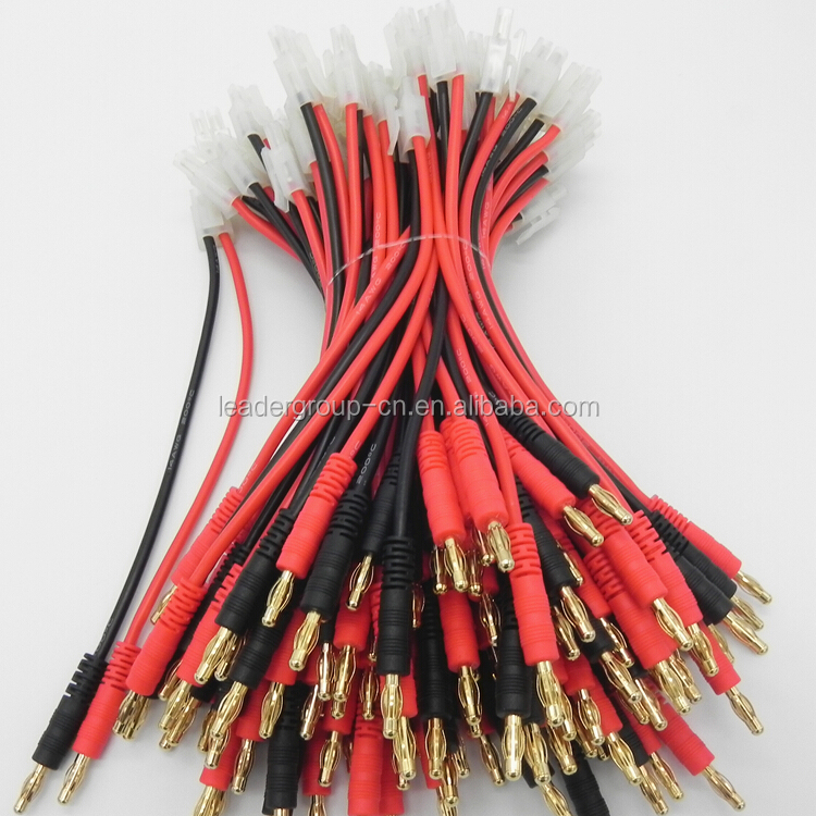 Высокая температура силиконовые провода 14AWG кабель длинные 15 см tamiya мини штекер до 4,0 Разъем типа "банан" DZ0118