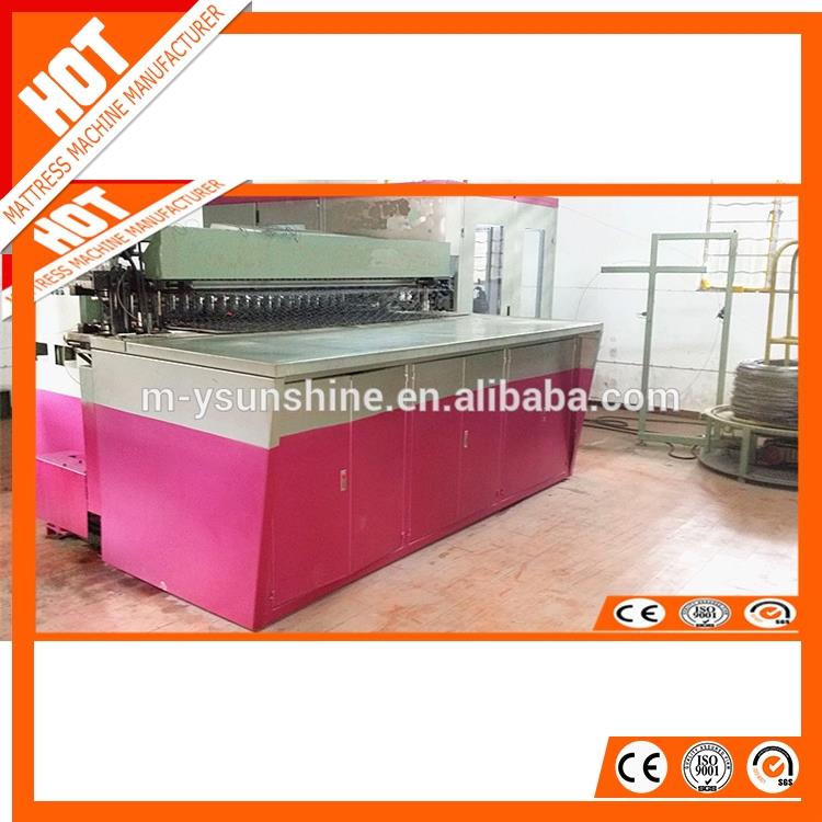 SS-1501-1 Automatic bonnell spring coiling and assembling line,spring bed mattress making machine