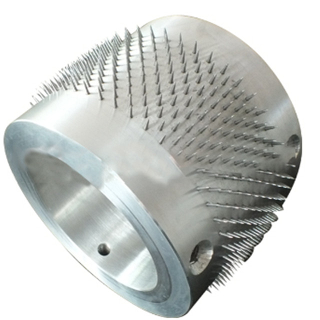 Plaster heating perforated shaft non-woven embossing roller double Fast delivery