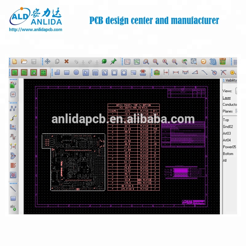 Multilayer electronic circuit board pcb copy service