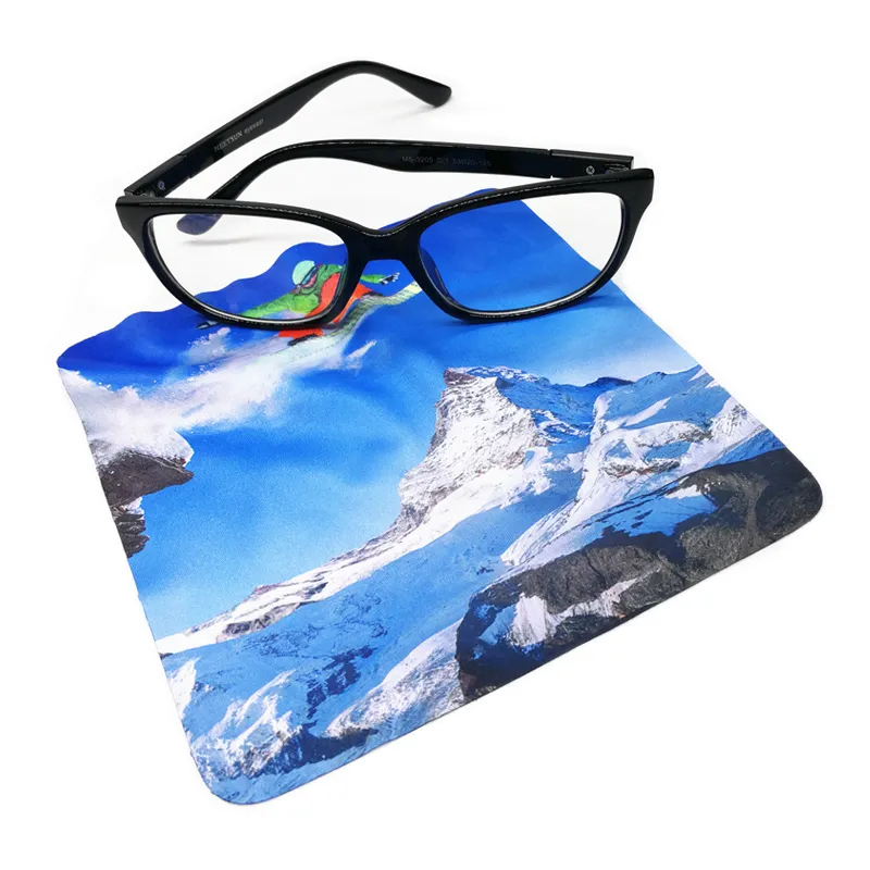 Digital Printed Microfiber Glasses Sunglass Eyeglasses Cleaning Cloth