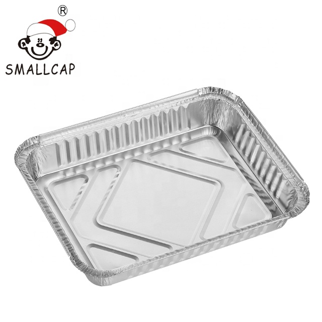 Пластиковые крышки BOPS или картонные крышки размером 23x18x3,5 см 4 части 1 л 831200 контейнер из алюминиевой фольги REC23183I yysmallcap
