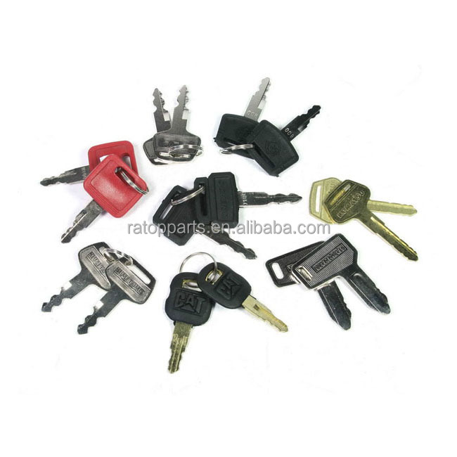 ALL MODEL IGNITION SWITCH KEYS Starter key FOR EXCAVATOR