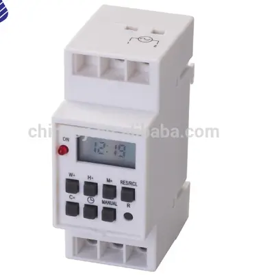 24 Hours Large LCD Display Weekly Programmable Digital Timer Switch