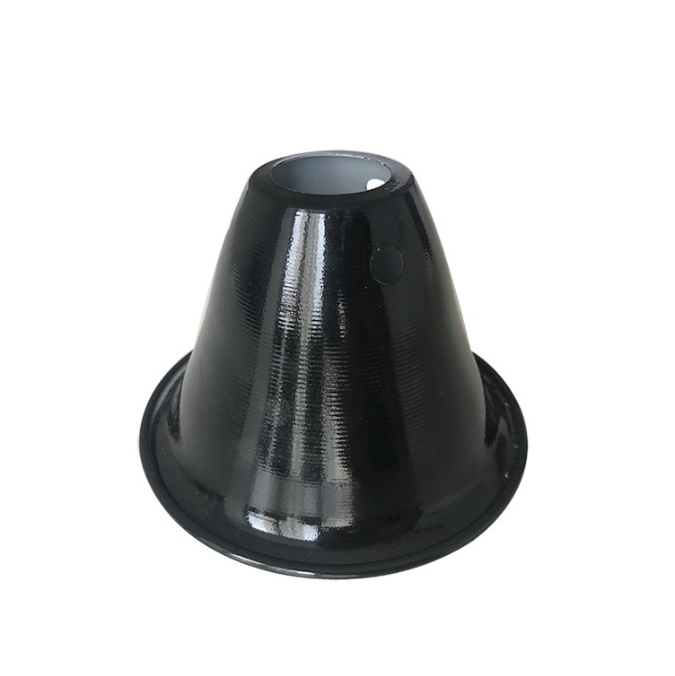 custom indoor black coating led light cover