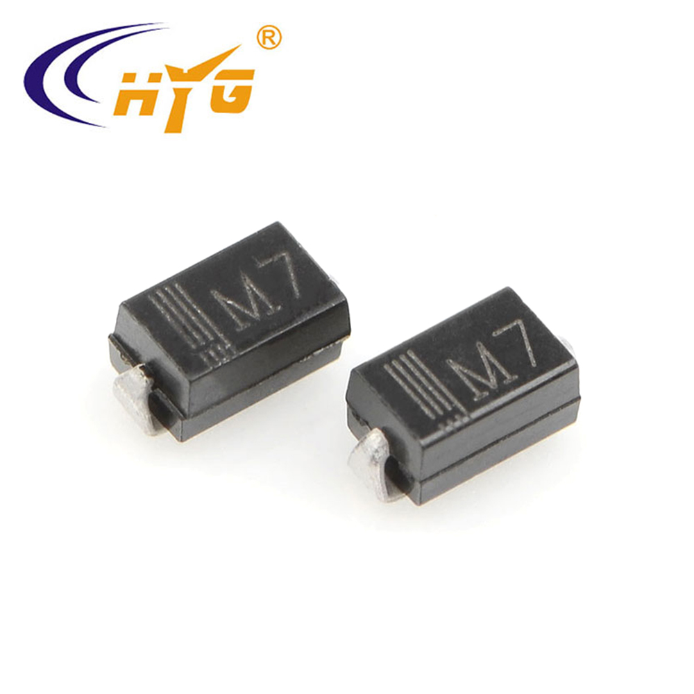M7 выпрямительный диод 1A1000V SMA M7 диодный выпрямитель SMD 1N4007