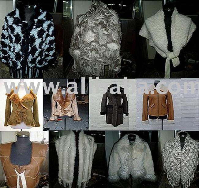 Sell leather Fur clothing skin Garment Shawls beaded Embroidery Crafts
