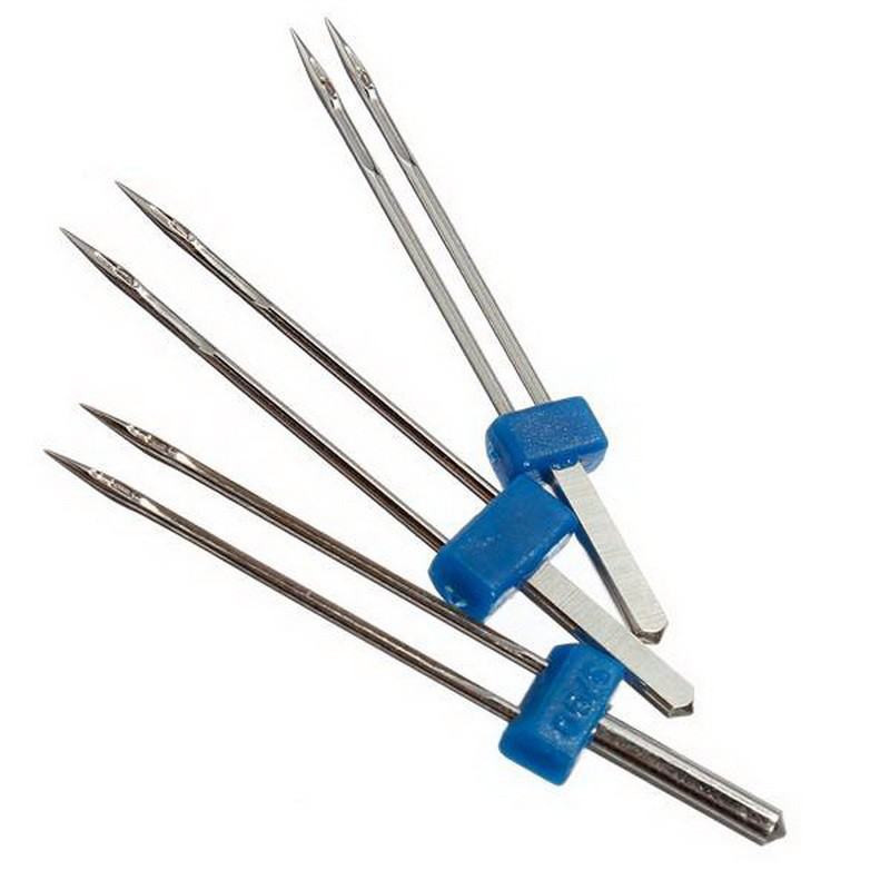 Sewing Machine Double Twin Needle Pins Needlework Craft For Singer Janome Feiyue Twin Needles Pins Sewing