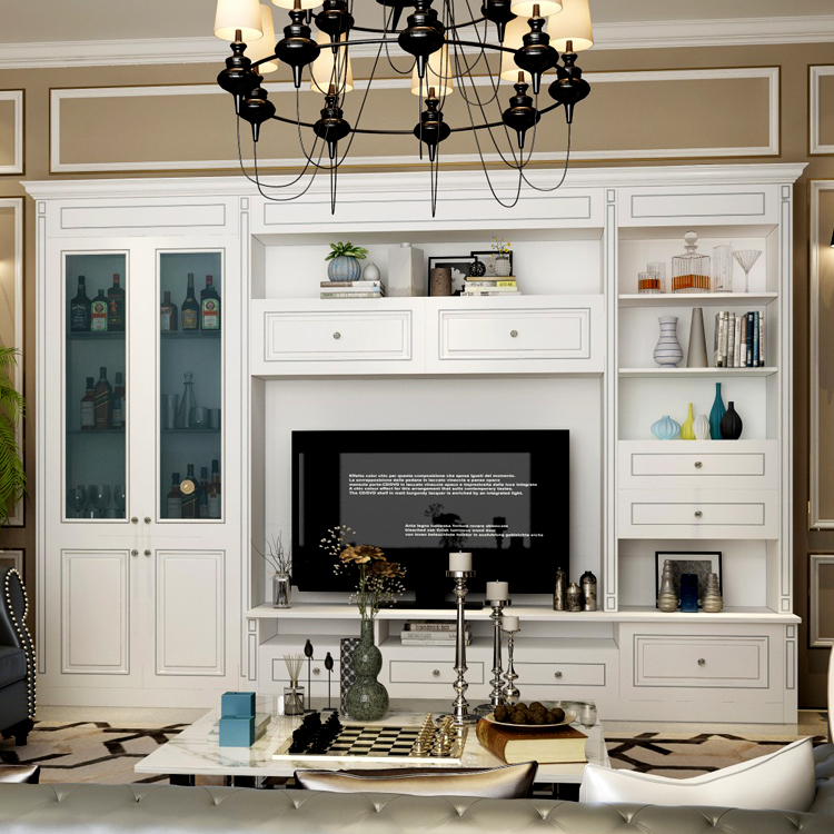 Kejahome Latest Hot Selling Customize New Style Furniture Wood Wall Stand TV Cabinet Designs For Children