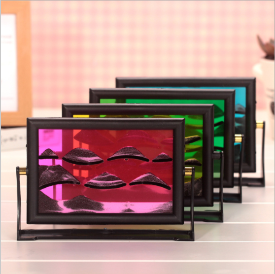 Лидер продаж 3D перемещение песок живописи Desktop домашнего офиса украшения приятный корпоративный подарок набор для клиента