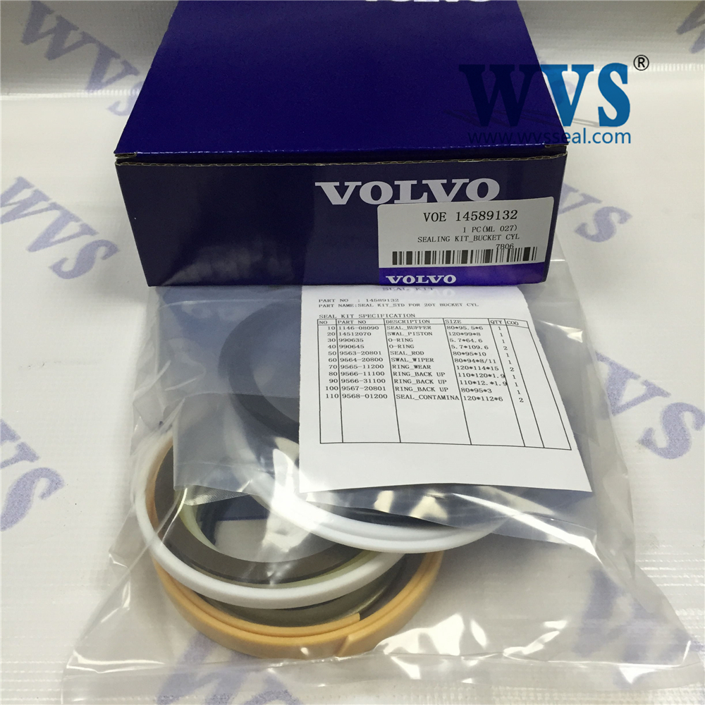 Подлинный комплект уплотнений цилиндра ковша Volvo 14589132 для Volvo210