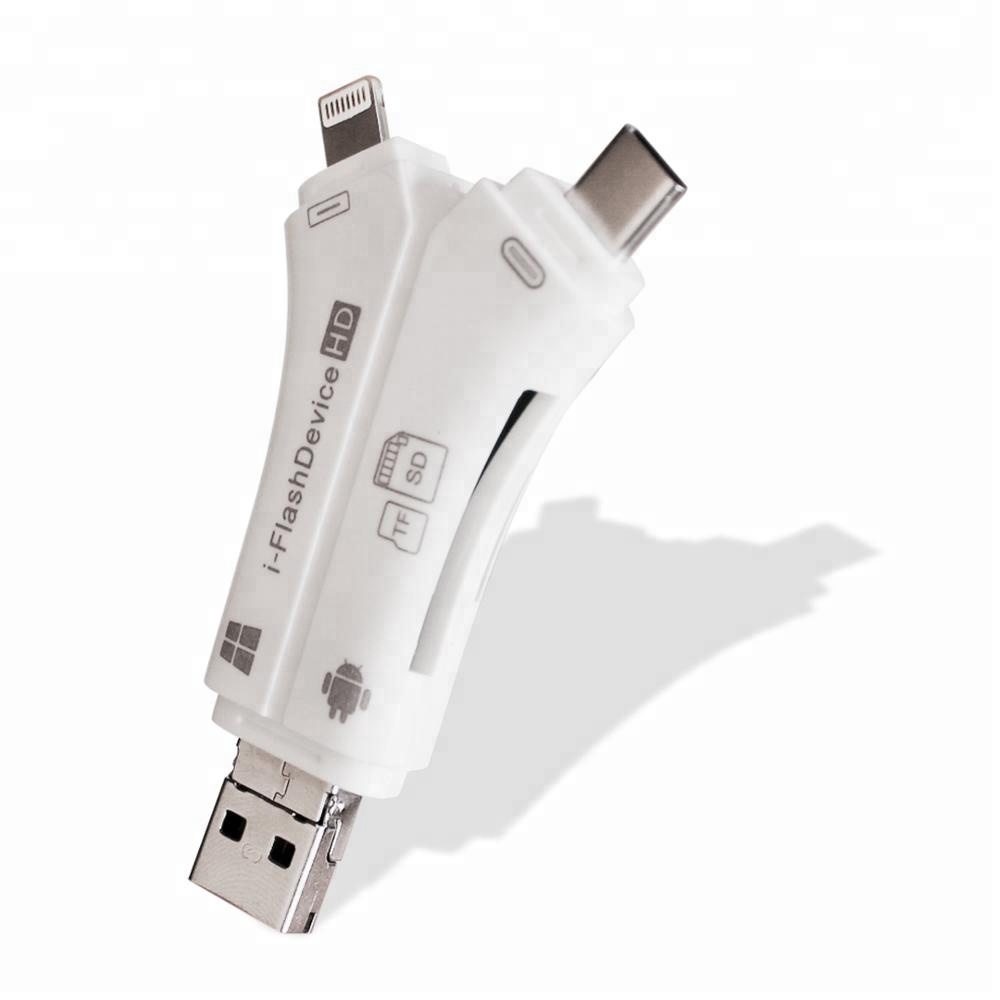 USB OTG card reader для android мобильного телефона trail камеры
