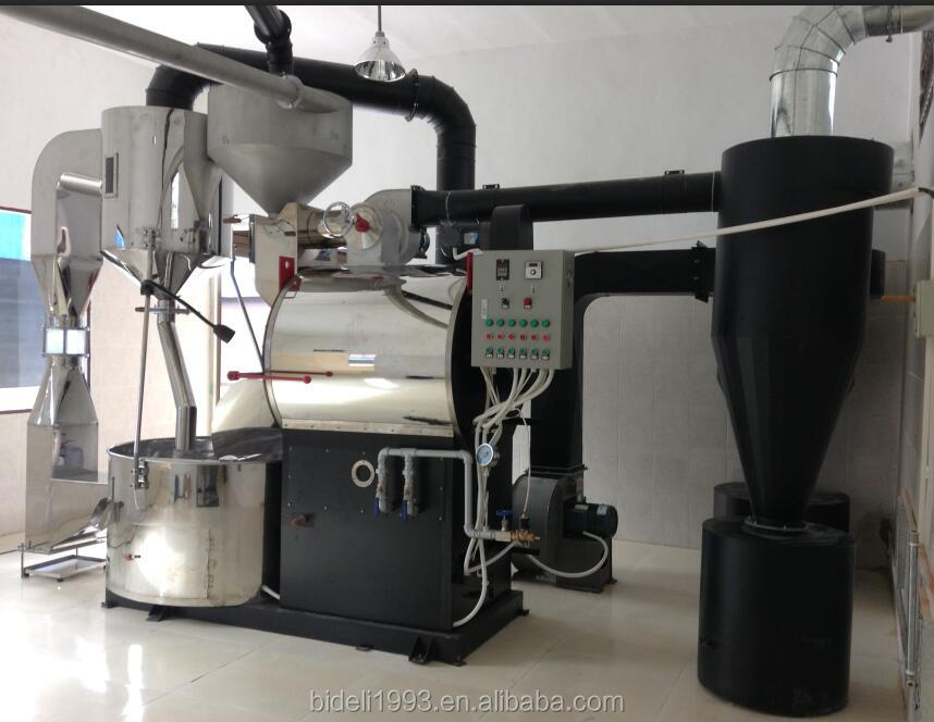 Good quality gas type 60kg stainless steel commercial/industrial coffee roasters for sale
