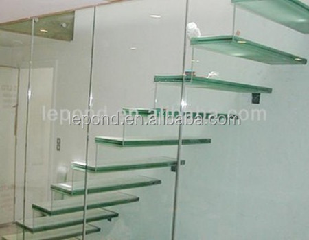 tempered glass stair treads