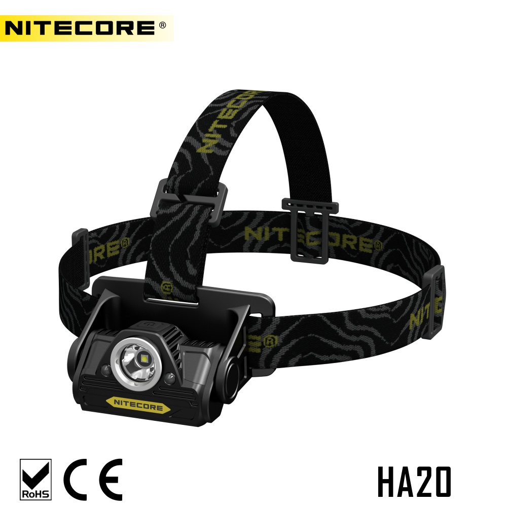 NITECORE HA20 300 люменов IP67 наружный кемпинг 1,5 v фара AA Unibody Алюминиевая СВЕТОДИОДНАЯ Фара