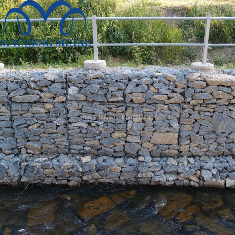Габионных окне 2x1x1 м/декоративные Babion поле/шестиугольная Gabion Box (фабрика)