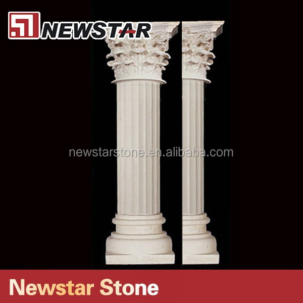 Chinese International quality carved half columns interior