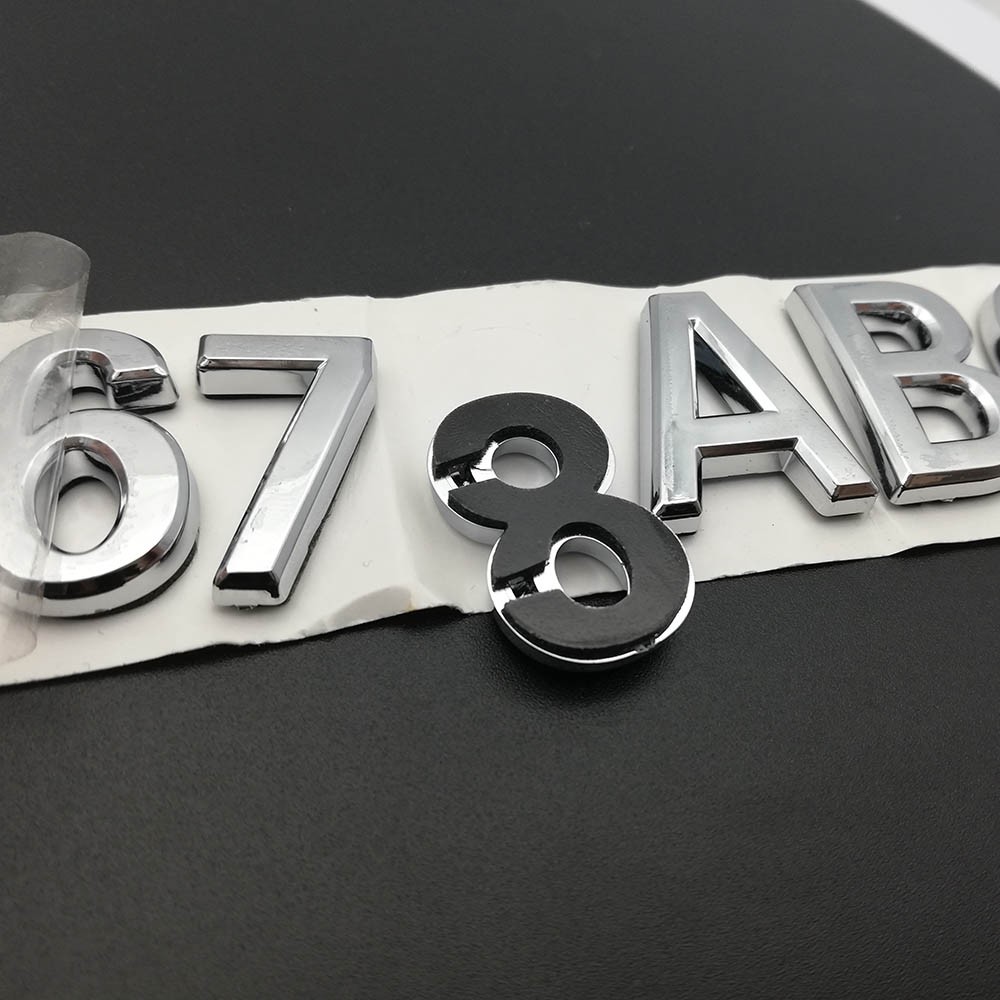 3M Adhesive Free Mould Cost Custom Made Plastic Unique Car Badges Auto car Emblems
