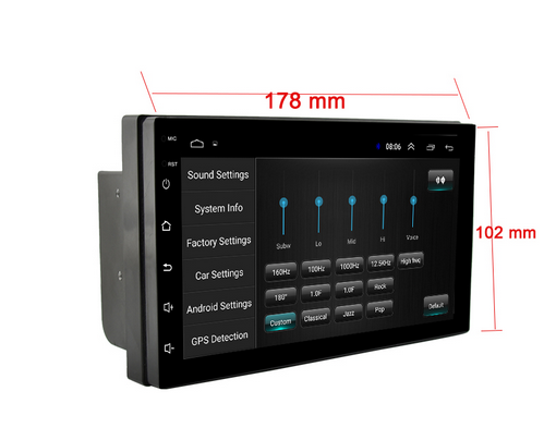 Автомобильный DVD-плеер, 7 "плеер на Android 8,1, с GPS, для Nissan, Volkswagen, TOYOTA, Honda, KIA, Hyundai, Lada, Renault, mazda