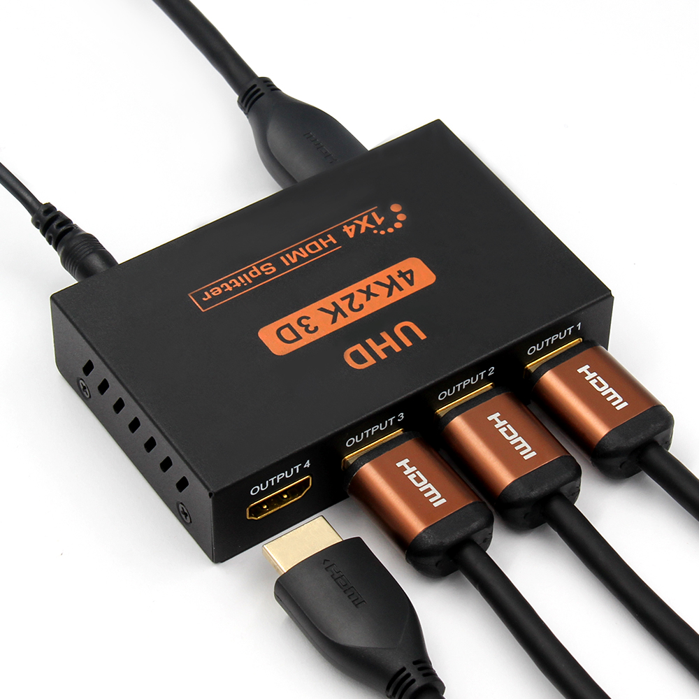 1080P HdmI высокое разрешение 2K 4K 3D Full Hd Tv 1 вход 4 выхода Hdmi концентратор сплиттер переключатель адаптер