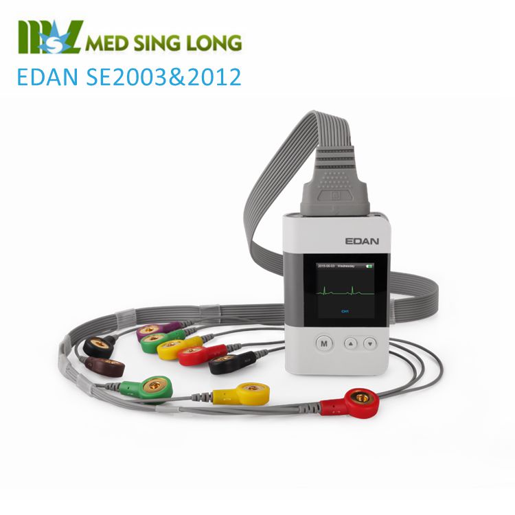 CE ISO сертифицированная Edan 3 канала/12 каналов Holter система для продажи по дешевой цене