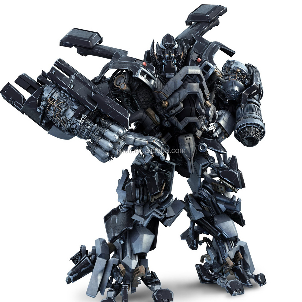 Большая уличная скульптура Ironhide высотой 2,5 метров, мультяшная фигурка железного человека, скульптура для празднования выставки в общественной площади