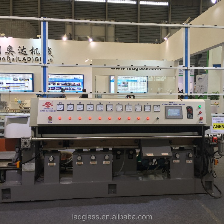 10 PLC control glass edging and polishing machine