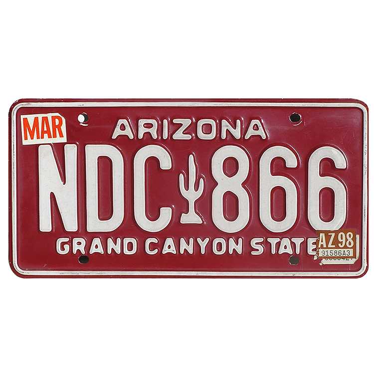 H&D License Plate Custom Car Plates ISO9001 American and European Style Metal Sign Car Plate