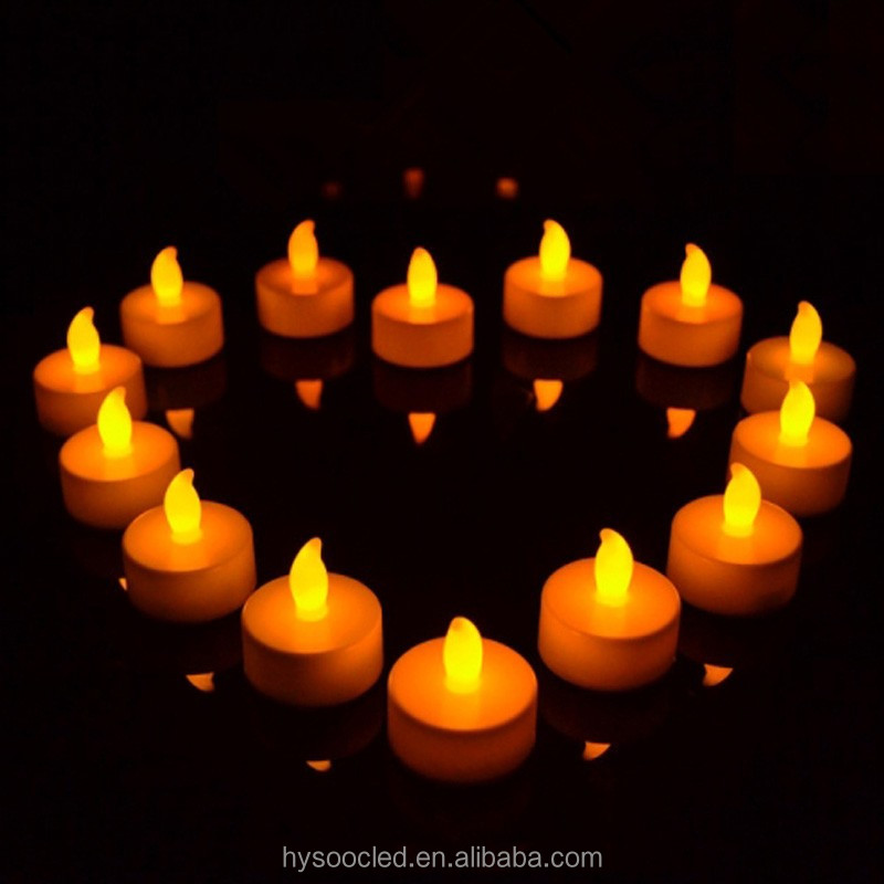 Remote control flameless moving wick Flickering led candle