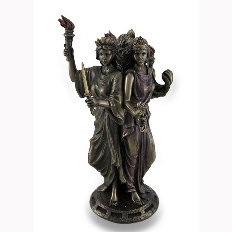 Литейная Бронзовая Статуя Греческой Богини Hecate, прямые поставки