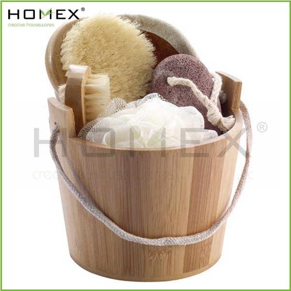 Ванна для ванной из бамбука/из бамбука Homex_BSCI