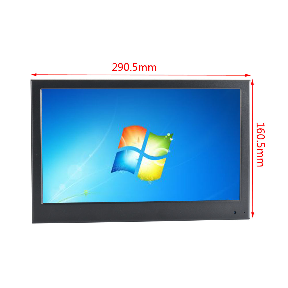 10 "сенсорный экран IPS ЖК-монитор с цветным дисплеем VGA USB совместимому с HDMI AV интерфейс экран для ПК видеонаблюдения компьютерная игра безопасности