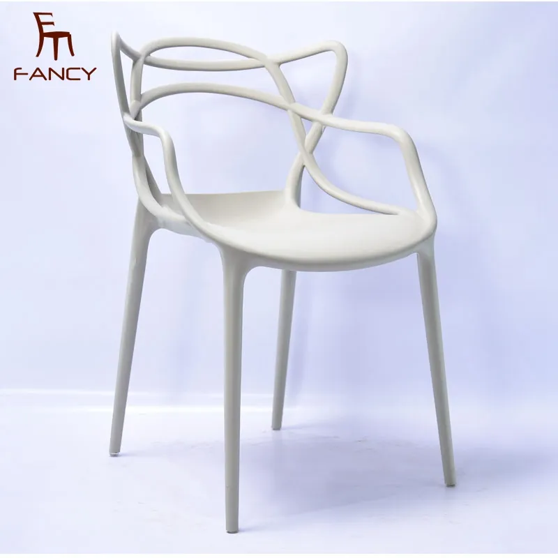 Factory wholesale chairs stackable outdoor leisure dining PP plastic chair
