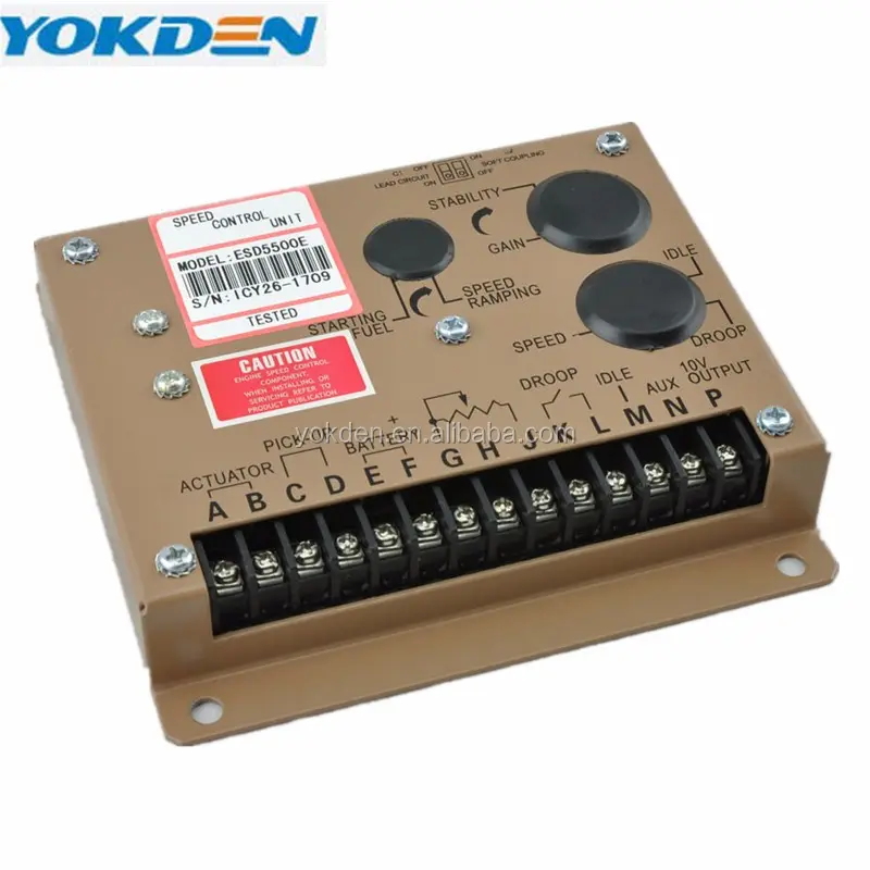 Generator Spare Parts Automatic Speed Controller ESD5500E