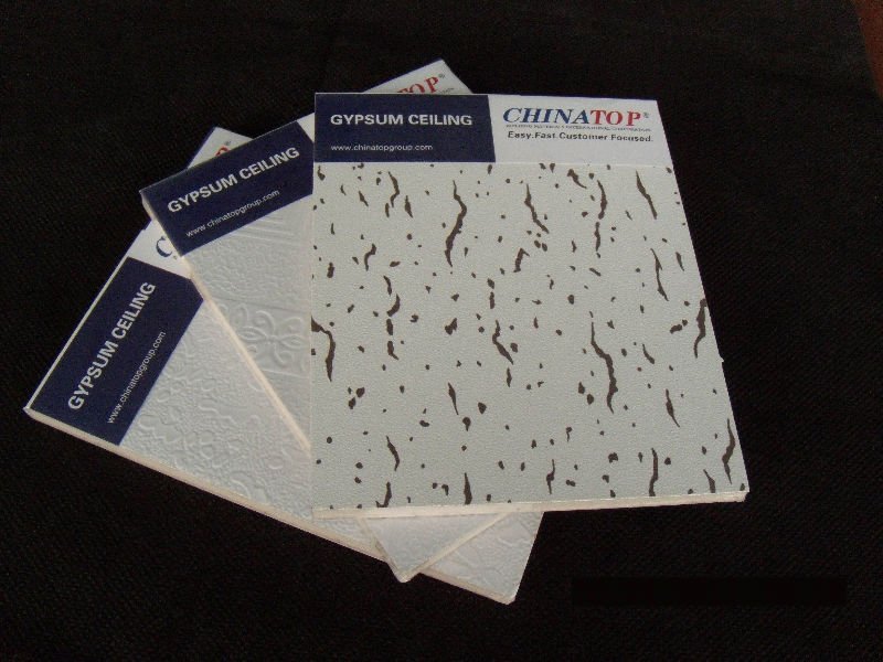 Acoustic Gypsum ceiling, anti fire, anti damp