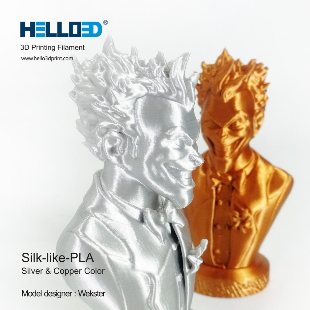 HELLO3D 3D Drucker filmaneto шелк, как нить pla, нить 3d печати