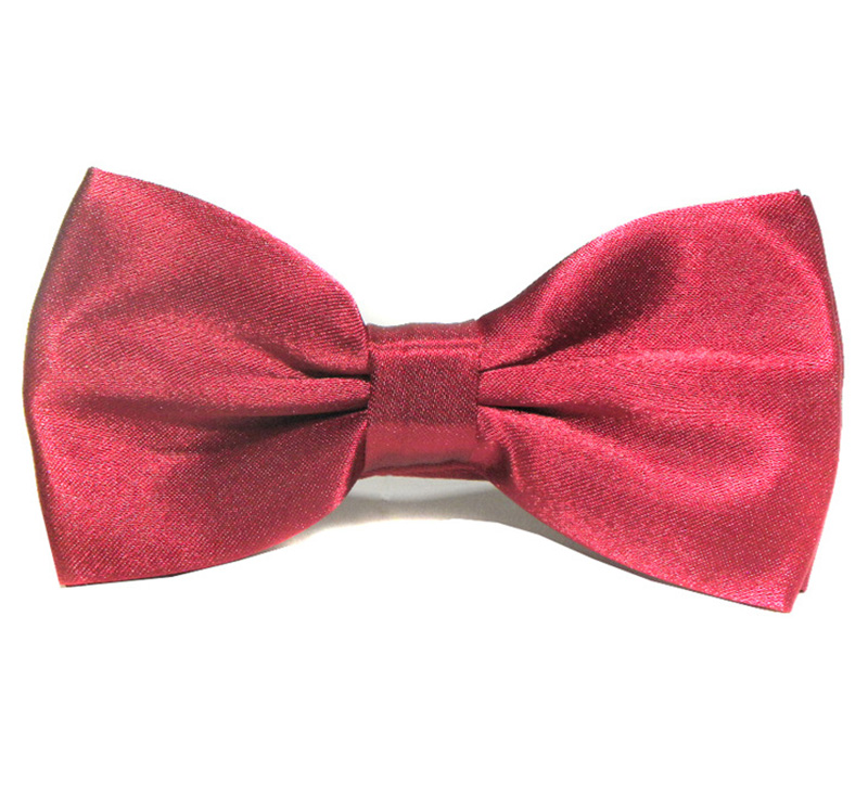Factory Wholesale Fashion Solid Colors Adults Solid Color Custom Fashion Bow Tie Cravat