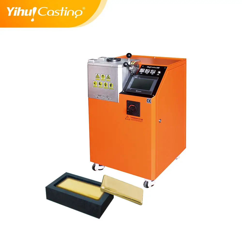 Factory direct sell gold bar machine for gold silver casting