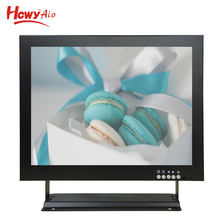 Прочное качество 10 "12" BNC Led монитор 1024*768 CCTV Тест монитор для транспортного средства