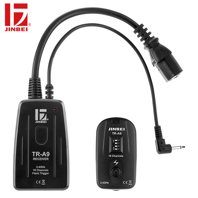 JINBEI вспышка 2.4g TR-A9 триггерный передатчик с 16 каналами для вспышка для фотосъемки Pprtrait студийной фотографии