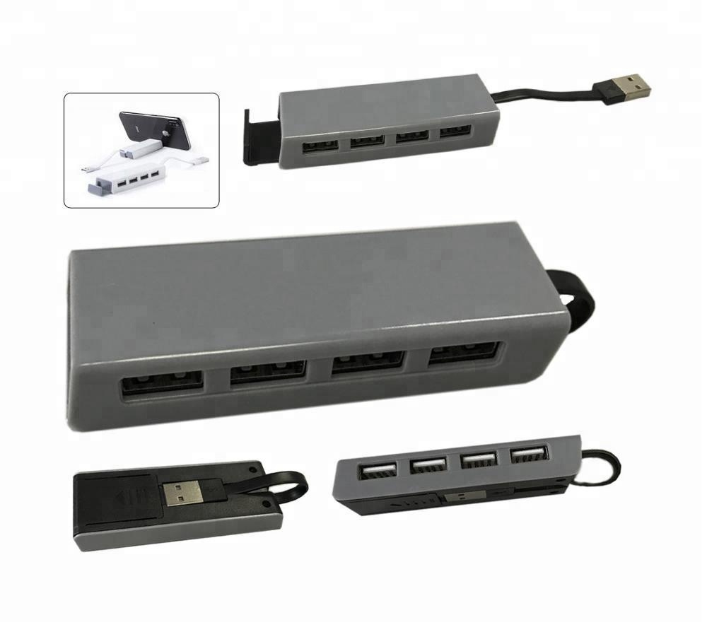 5-разъемное зарядное usb-устройство для путешествия USB hub с телефоном держатель/подставка