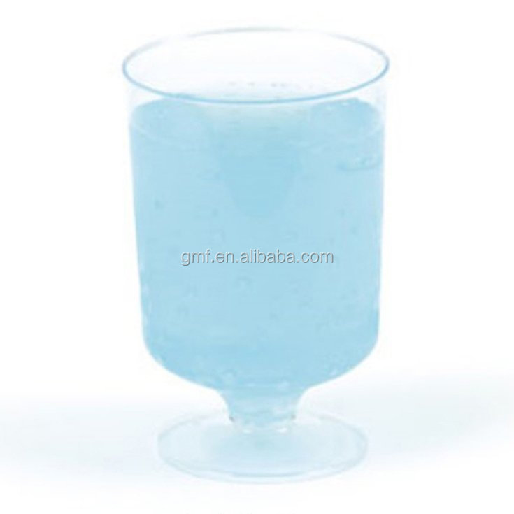 5 oz пластиковые Оптовые бокалы для вина черный стержень