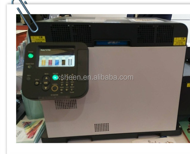 CMYK+W label printer machine,label machine /bottle labeling machine