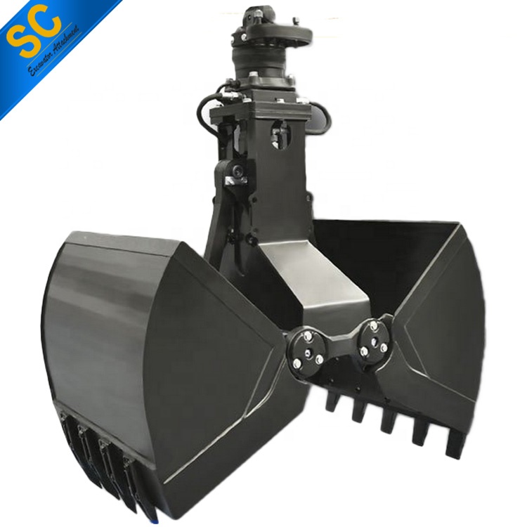 Excavator clamshell grab Bucket For Mud/ Gravel
