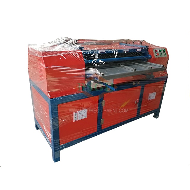 Scrap Wasted Air Conditioner Radiator Stripping Machine Recycling Scrap Radiator Aluminium Copper Separating Machine
