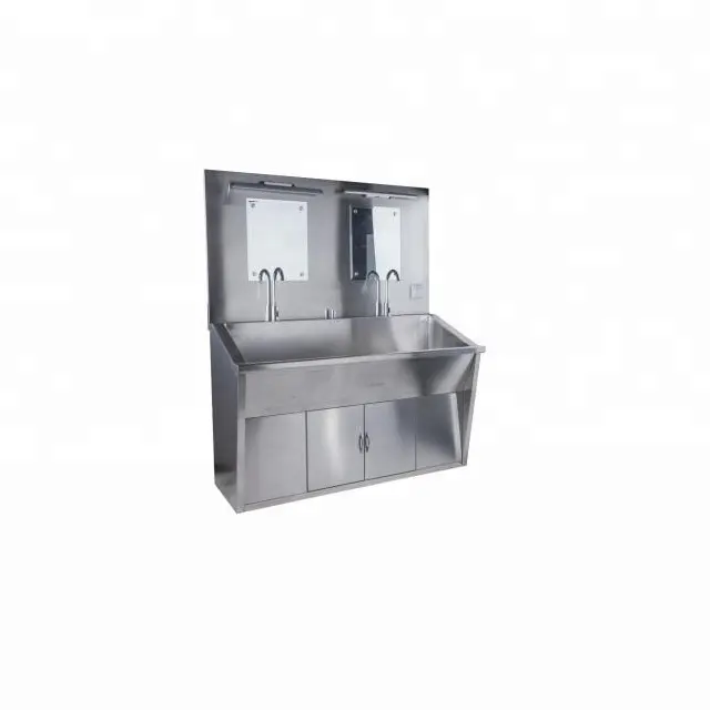 Surgical Scrub Sink Station SUS 304 Material Stainless Steel Medical Scrub Sink Medical Sink