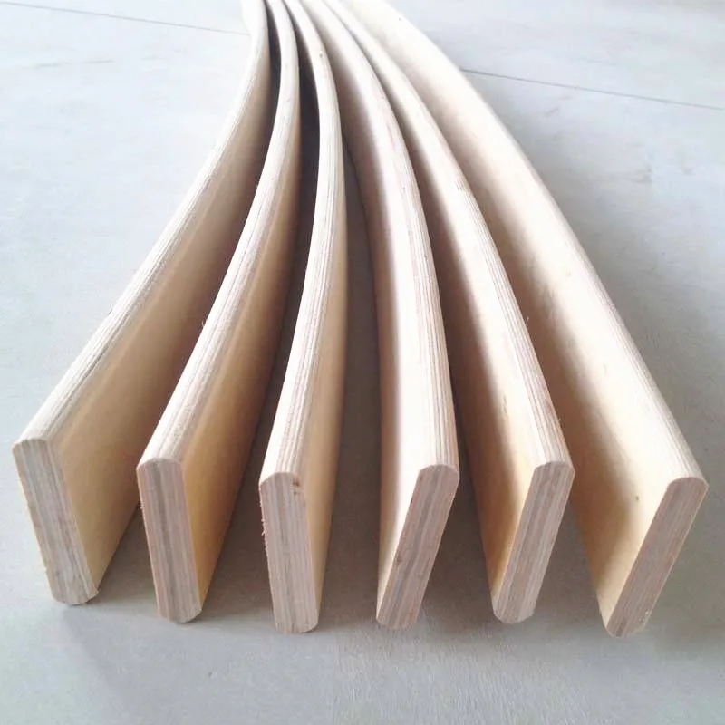 Wholesale straight or curved wooden bed Slats