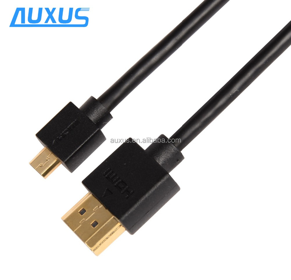 Супертонкий Кабель HDMI-Micro HDMI, ультратонкий кабель Micro HDMI для смартфона 1080P