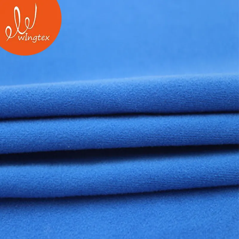 Hot Sale Polyester 200gsm 86 polyester 14 spandex Tricot Wear-Resistant Fabric